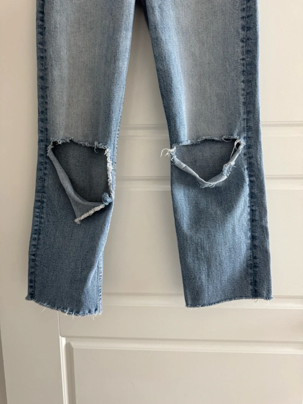 GRLFRND Light Blue Distressed Boyfriend Jeans - Picture 6 of 7